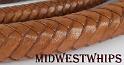 10ft Natural Tan 12 plait Indiana Jones Bullwhip 2D